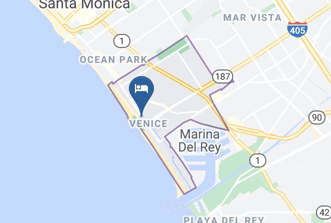 Los Angeles - Willowleaf Suites Venice Beach Maps