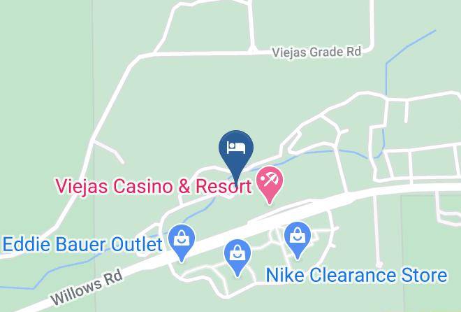 Willows Hotel & Spa At Viejas Map
