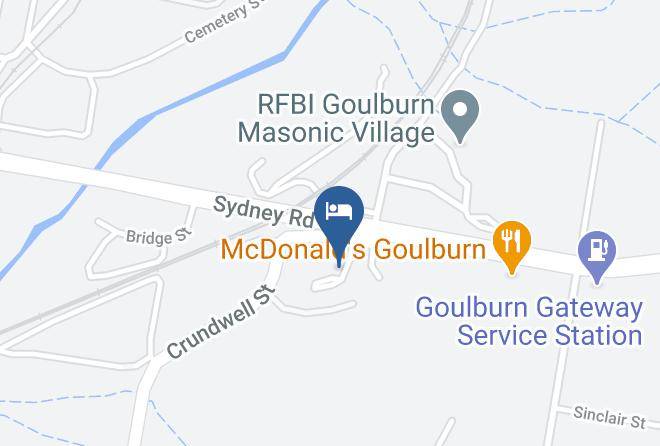 Goulburn Mulwaree - Willows Motel Goulburn Maps