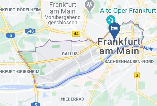 Frankfurt Am Main - Willy Hotel Frankfurt Maps