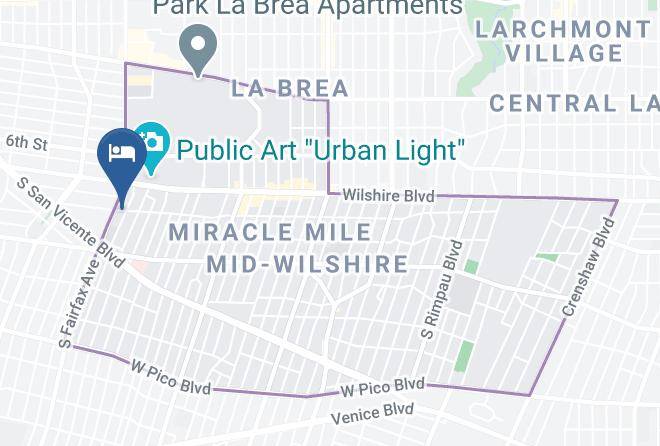 Los Angeles - Wilshire Orange Hotel Maps