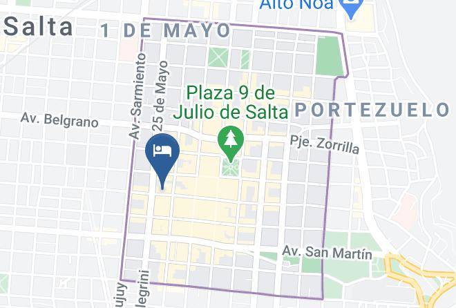 Salta - Wilson Hotel Maps