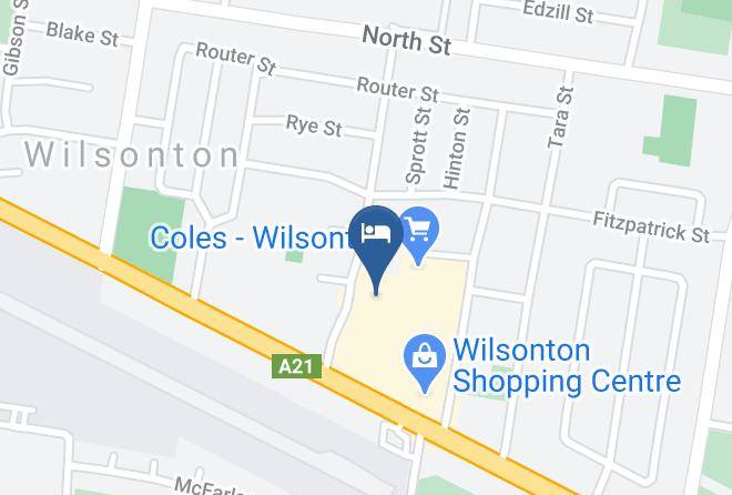 Toowoomba - Wilsonton Hotel Maps
