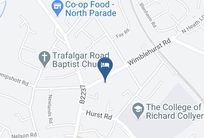 West Sussex - Wimblehurst Hotel Maps