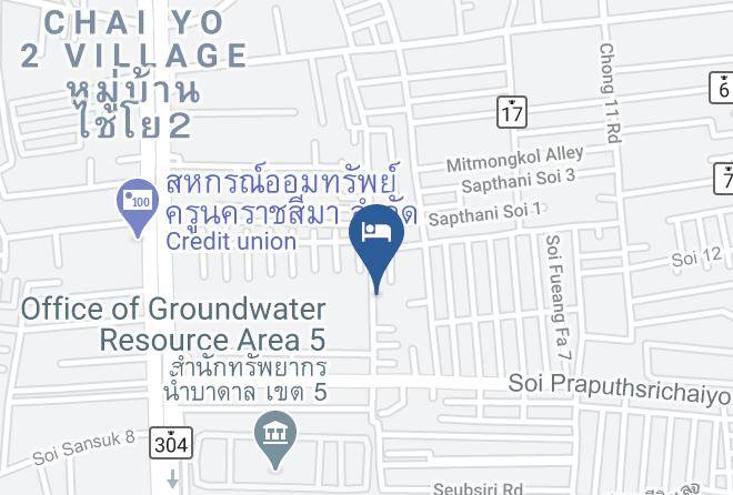 Amphoe Mueang Nakhon Ratchasima - Win D Hotel Maps