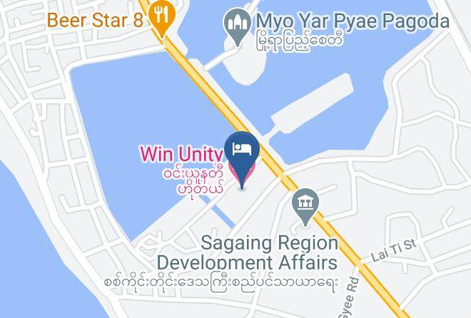 Monywa - Win Unity Hotel Maps