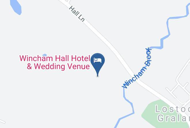 Cheshire - Wincham Hall Country Hotel Maps