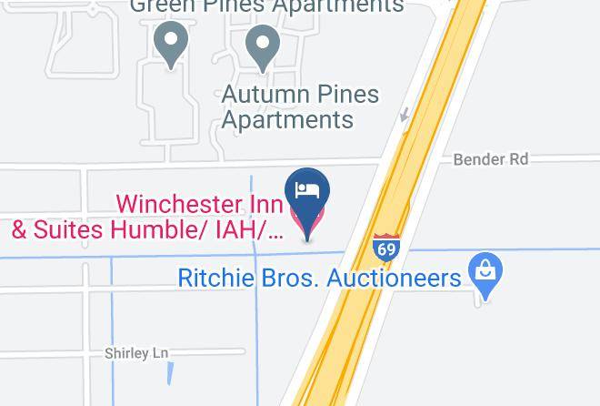 Winchester Inn & Suites Humble Iah North Houston Map