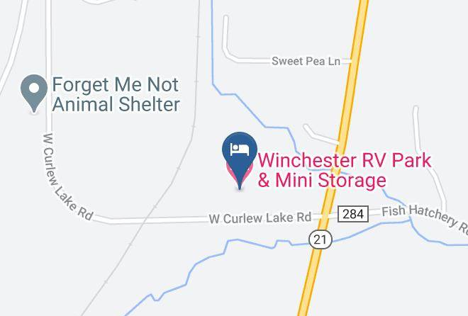 Ferry - Winchester Rv Park & Mini Storage Maps