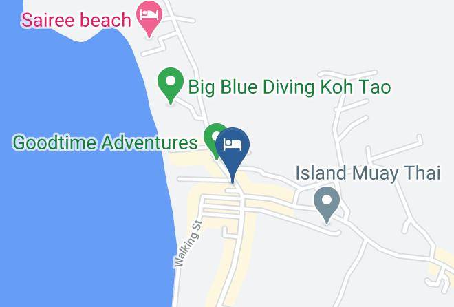 Amphoe Ko Pha Ngan - Wind Beach Resort Maps