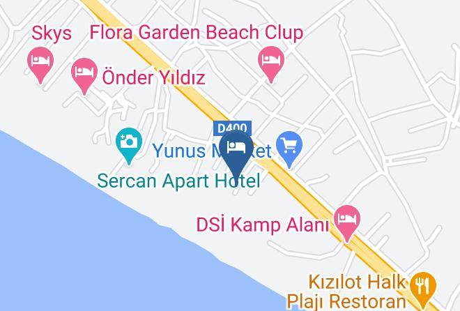 Manavgat - Family Butik Hotel Maps