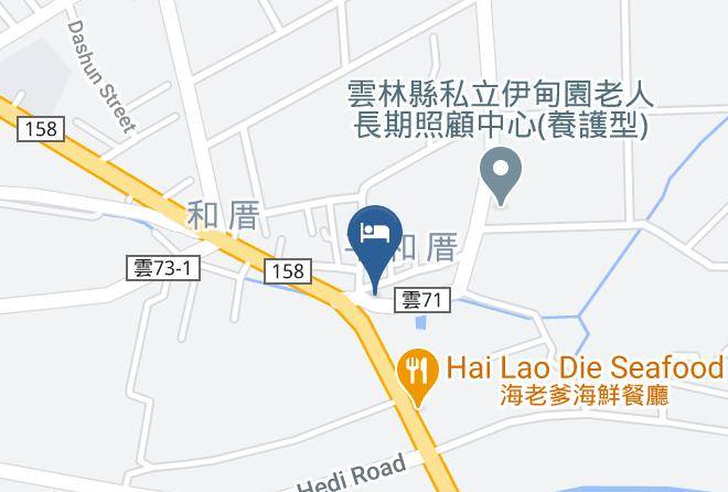 Wind Villa Motel Map - Taiwan - Yunlinnty