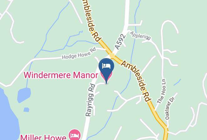 Cumbria - Windermere Manor Hotel Maps