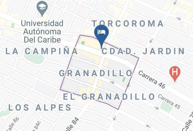 Barranquilla - Windsor Hotel Barranquilla Maps