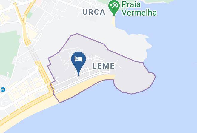 Windsor Leme Hotel Map