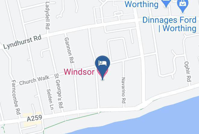 West Sussex - Windsor Hotel Maps