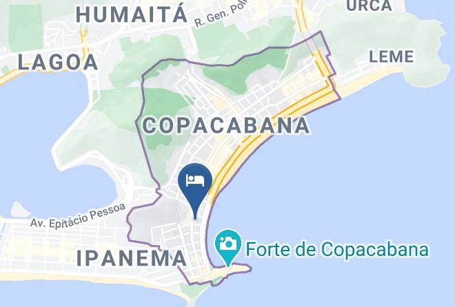 Rio De Janeiro Acabana - Windsor Martinique Hotel Maps