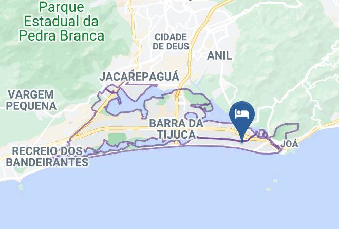 Rio De Janeiro Barra Da Tijuca - Windsor Oceanico Maps