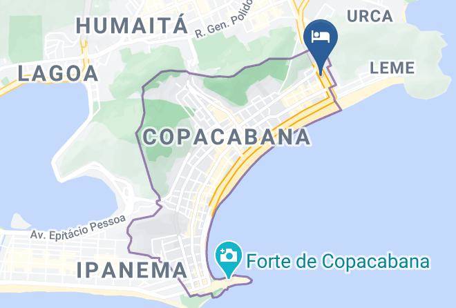 Rio De Janeiro Acabana - Windsor Plaza Hotel Maps