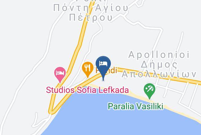 Levkas - Windsurfing Club Grand Nefeli Maps