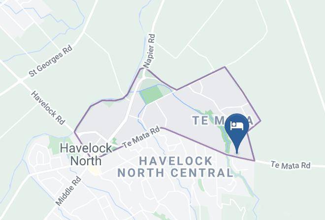 Hastings - Wine Country Motel Havelock North Maps