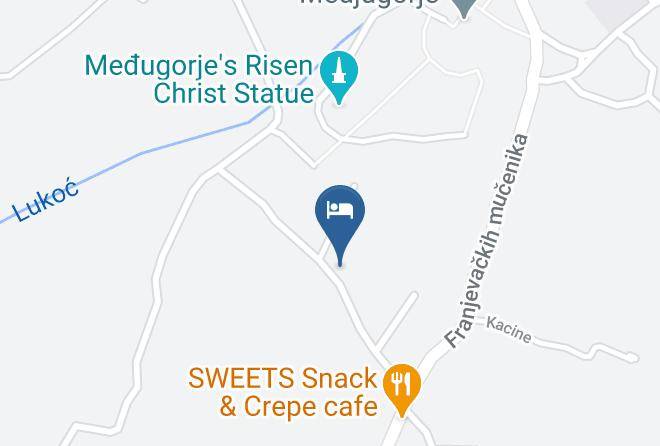 Wine Hotel Cesarica Map