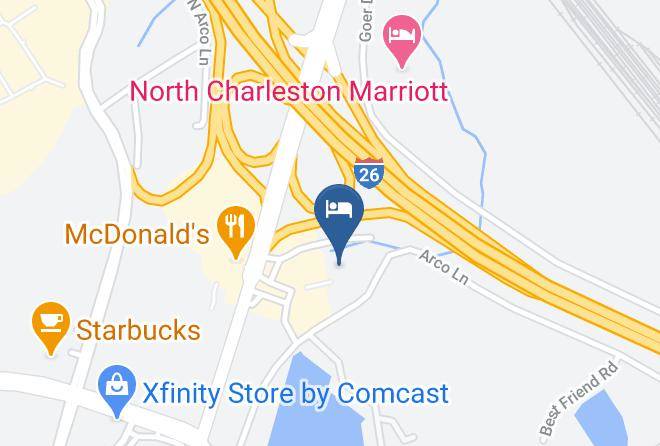 Charleston - Wingate By Wyndham Charleston Airport Coliseum Maps
