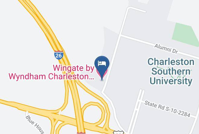 Wingate By Wyndham Charleston University Boulevard Map