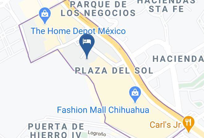 Chihuahua - Wingate By Wyndham Chihuahua Maps