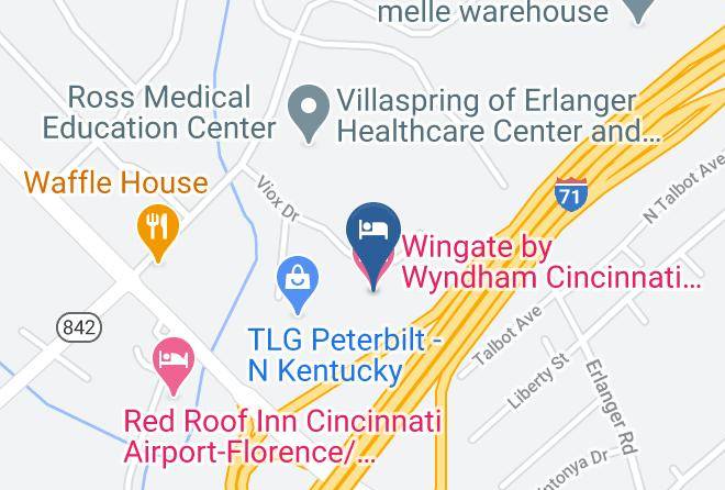 Wingate By Wyndham Cincinnati Airport Erlanger Map
