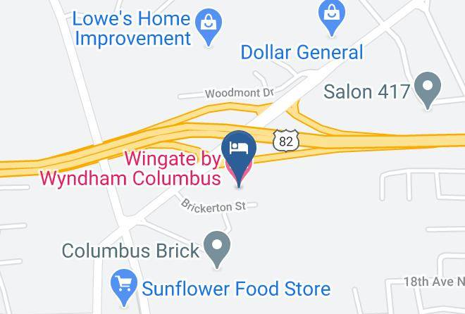 Lowndes - Wingate By Wyndham Columbus Maps