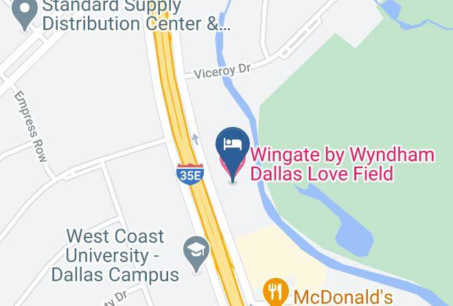 Wingate By Wyndham Dallas Love Field Map