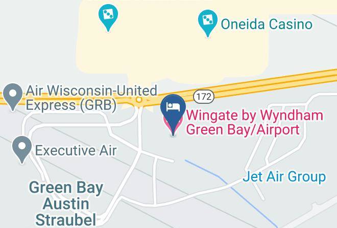 Brown - Wingate By Wyndham Green Bay Airport Maps