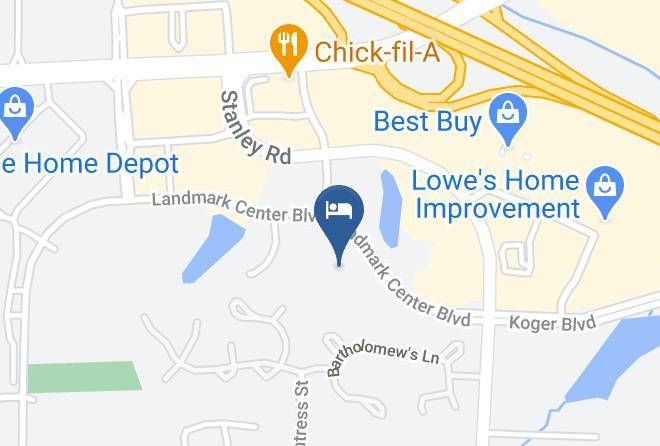 Wingate By Wyndham Greensboro Map