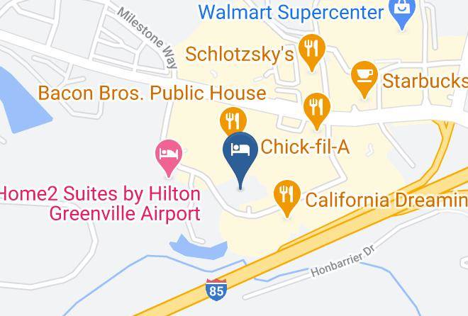 Greenville - Wingate By Wyndham Greenville Airport Maps