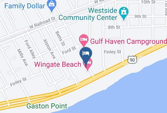 Holiday Inn Express Gulfport Beach Map