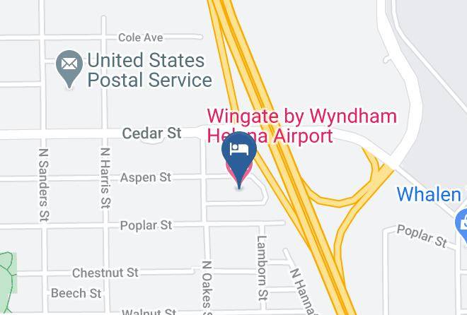 Wingate By Wyndham Helena Airport Map - Montana - Lewis And Clark