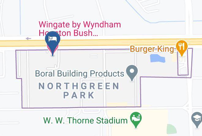 Harris - Wingate By Wyndham Houston Bush Intercontinental Airport Iah Maps