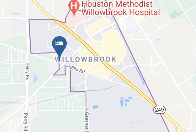 Wingate By Wyndham Houston Willowbrook Map
