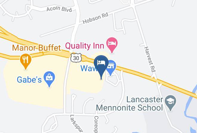 Lancaster - Wingate By Wyndham Lancaster Pa Dutch Country Maps