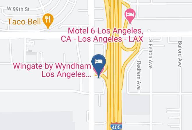 Los Angeles - Wingate By Wyndham Los Angeles International Airport Lax Maps