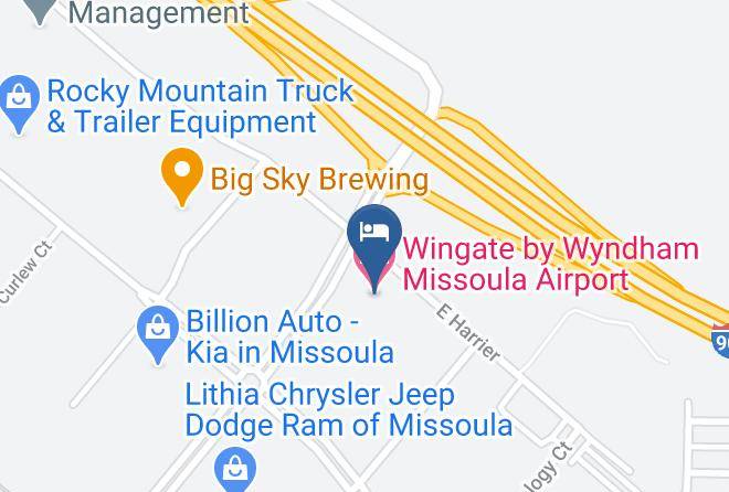 Missoula - Wingate By Wyndham Missoula Airport Maps