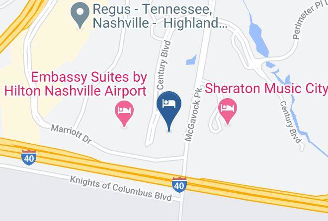 Davidson - Wingate By Wyndham Nashville Airport Maps