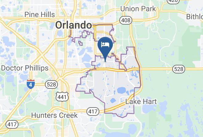 Orange - Wingate By Wyndham Orlando International Airport Maps