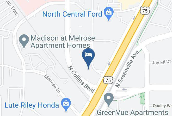 Wingate By Wyndham Richardson Dallas Map