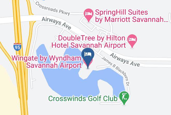 Wingate By Wyndham Savannah Airport Map
