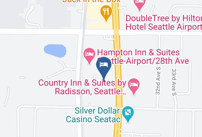 King - Wingate By Wyndham Seatac Airport Maps