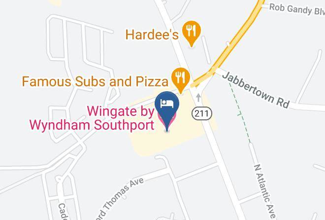 Brunswick - Wingate By Wyndham Southport Maps