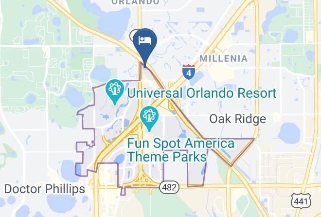 Orange - Wingate By Wyndham Universal Studios & Convention Center Maps