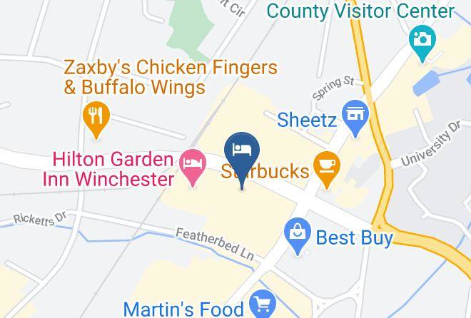 Winchester City - Wingate By Wyndham Winchester Maps